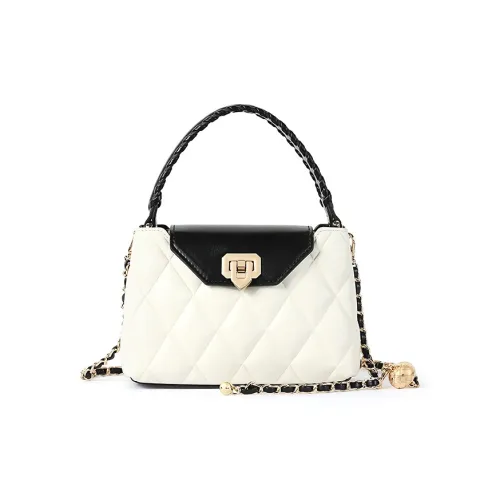 TUCANO ПУ (полиуретан) Сумка через плечо Сумка Обычная Женская Черно-Белая