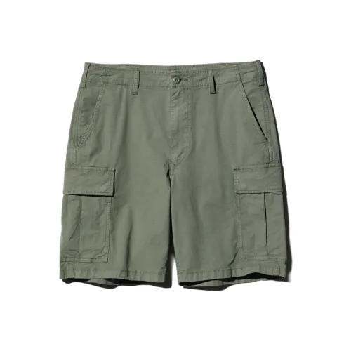 UNIQLO Оливковые унисекс шорты карго
