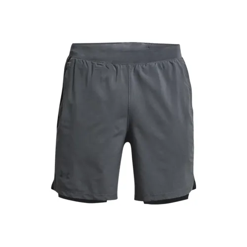 Under Armour Темно-серые спортивные шорты для мужчин