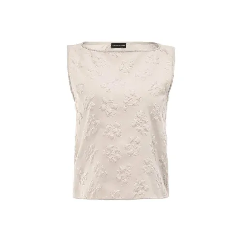 EMPORIO ARMANI Майка Женская Бежевая