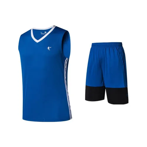 QIAODAN Повседневная спортивная одежда Мужская Темно-циановый