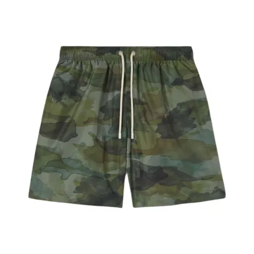 PALM ANGELS Плавательные шорты Мужские Зеленые