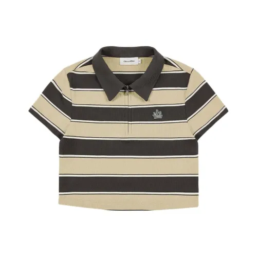 GOOD BAI T-Рубашка Женская Хаки Темно-Серый