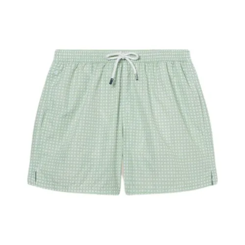 FEDELI Пляжные шорты Мужские Светло-зеленые