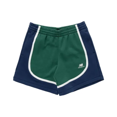 New Balance Hoops Fleece Team Зеленые Мужские Повседневные Шорты