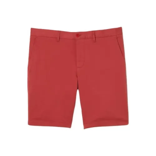 LACOSTE Повседневные шорты Мужские Красные