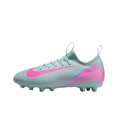 Nike Mercurial Vapor 16 Academy Low Топ Детские футбольные бутсы Циановый Розовый