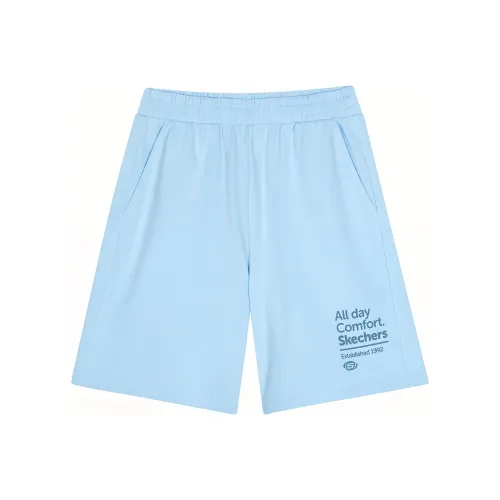 Skechers Повседневные шорты Мужские Небесно-голубые