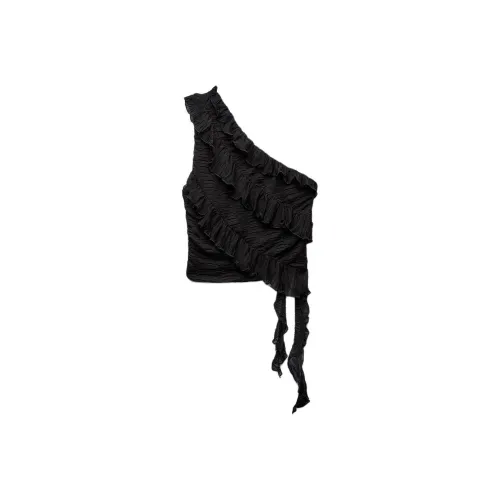 ZARA Черные Женские Майки