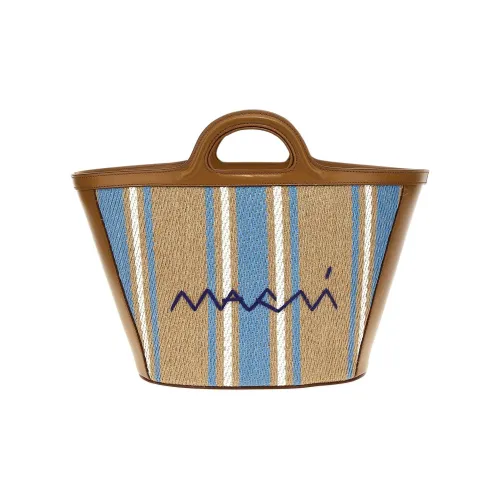 MARNI TROPICALIA Джутовая сумка через плечо маленькая сумка женская коричневый и светло-коричневый