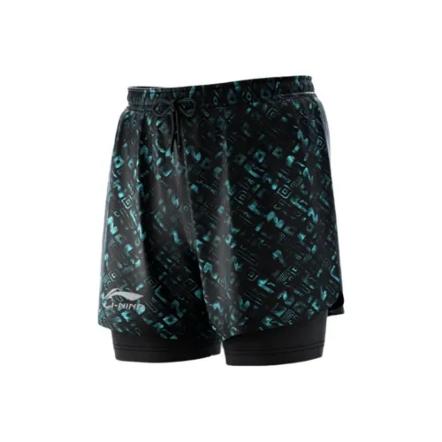 Плавательные шорты для мужчин черные и синие