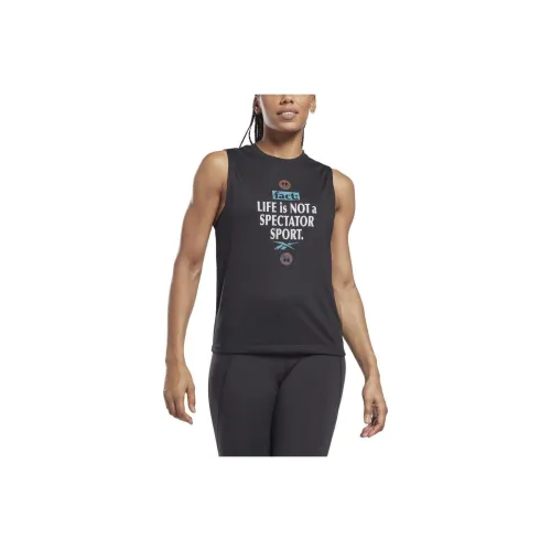 Reebok TE GRAPHIC TANK Athlete Майка Женская Черная