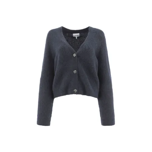 GANNI FW21 КРОП ТОП Женский Синий