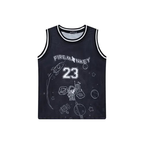FireMonkey Баскетбольная Джерси Унисекс Черная