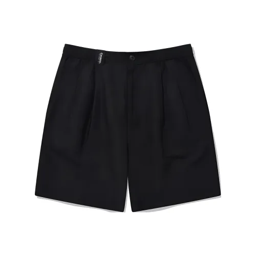 COVERNAT Повседневные шорты Унисекс Черные