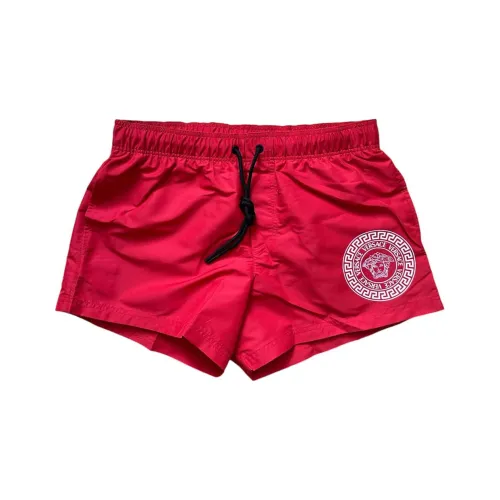 VERSACE Red Мужские Пляжные Шорты