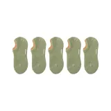 5-Pack No-Show Socks [Светло-зеленый]