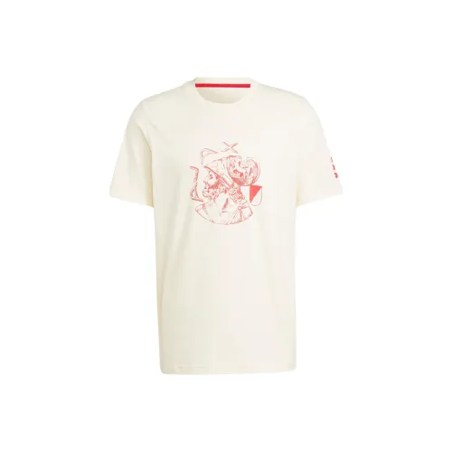 Adidas Originals AJAX AMSTERDAM OG Графический Футбол Джерси Мужской Айвори