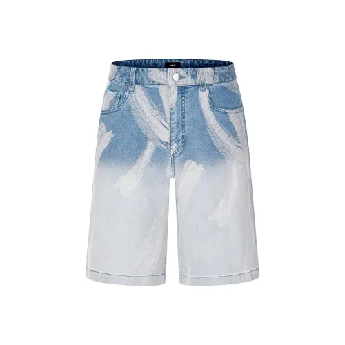 RARE Blue Men's Denim Shorts RARE Синий Мужские Джинсовые Шорты