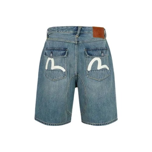 EVISU 2025 Летние Джинсовые Шорты Мужские