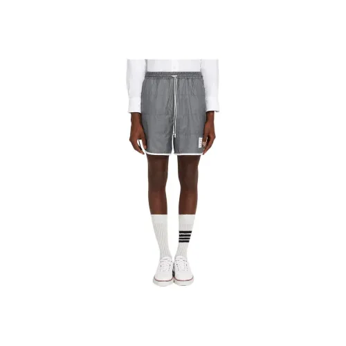 THOM BROWNE Серые Мужские Спортивные Шорты