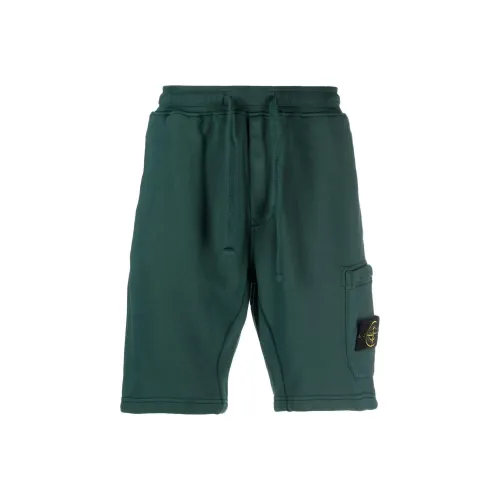 Stone Island Зеленые Мужские Повседневные Шорты
