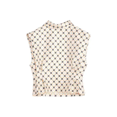 Lanvin SS23 Майка Женская Бежевая