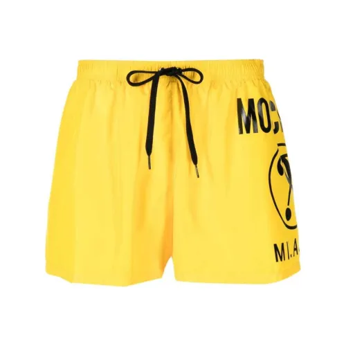 MOSCHINO Пляжные шорты Мужские Желтые