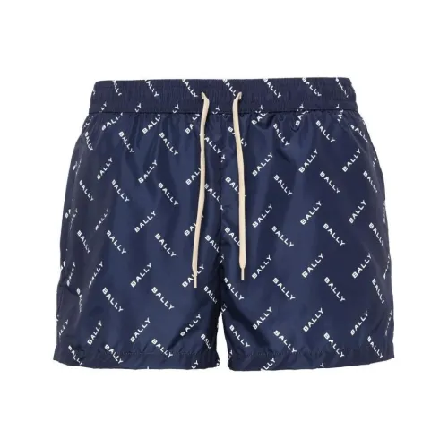 BALLY SS24 Пляжные шорты Мужские Морской синий