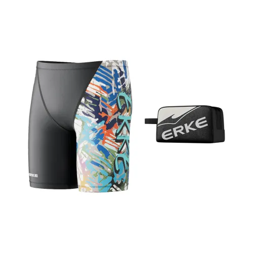 Erke Мужские купальники Мужской двухкомпонентный комплект Черный