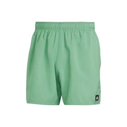 Adidas Solid Clx Короткие Плавательные Шорты для Плавания Мужские Зеленые