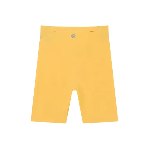 361° Variety Тренировки Коллекция Йога Шорты Женские Мягкие Желтые