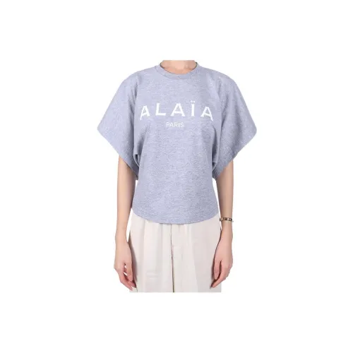 Alaia Светло-серые Женские Рубашки T