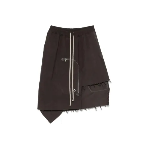 RICK OWENS Серый Мужской Юбки