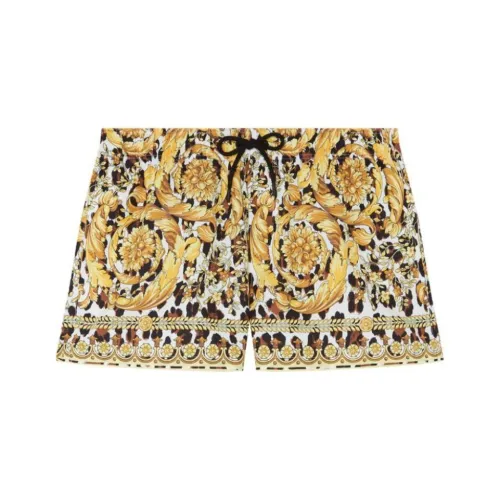 VERSACE SS24 Пляжные шорты Мужские Желтые