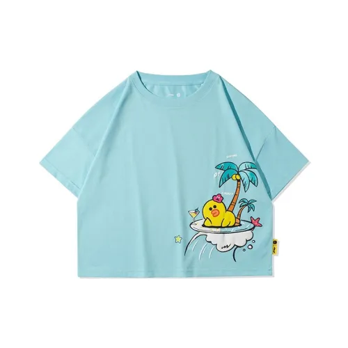 LINING x LINE FRIENDS Спортивная коллекция Fashion CROP TOP Женские