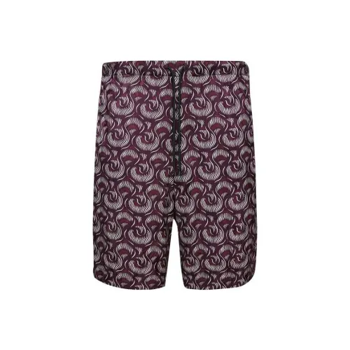 DRIES VAN NOTEN Бургунди Мужские Повседневные Шорты