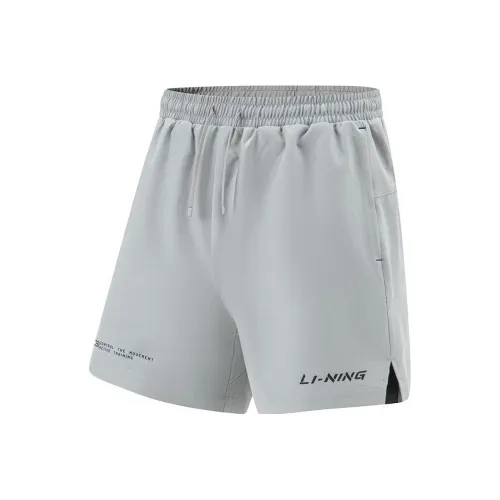 LINING Fitness Series LUNAR Поверхность Серый Мужские Повседневные Шорты