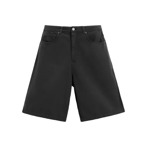 ZARA Carbon Gray Мужские Джинсовые Шорты