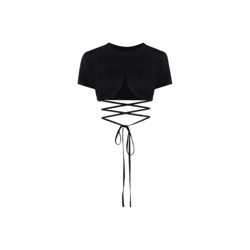 Jacquemus T-Shirt Женская Черная