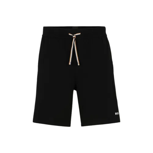 Hugo Boss Повседневные шорты Мужские Черные