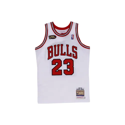 MITCHELL NESS Баскетбольная Джерси Унисекс Белая