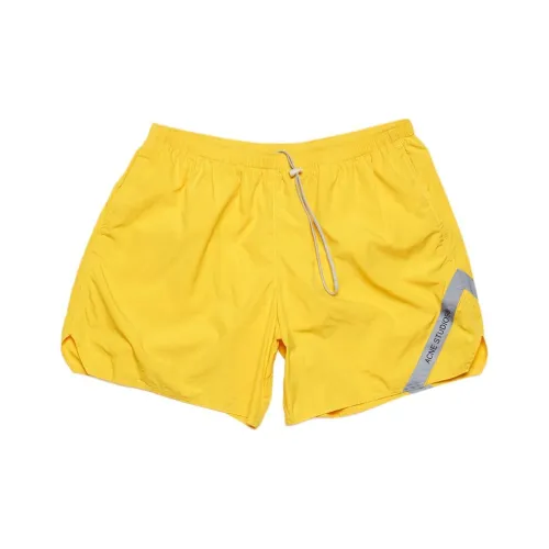 Acne Studios Повседневные шорты Мужские Светло-желтые