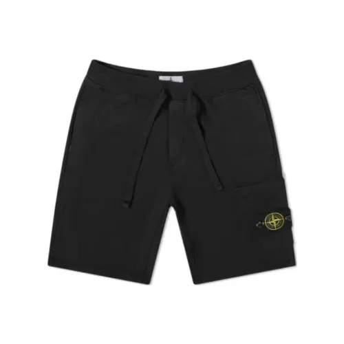 Stone Island Черные Мужские Спортивные Шорты