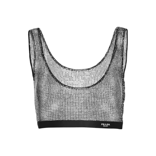 PRADA FW22 Майка Женская Черная