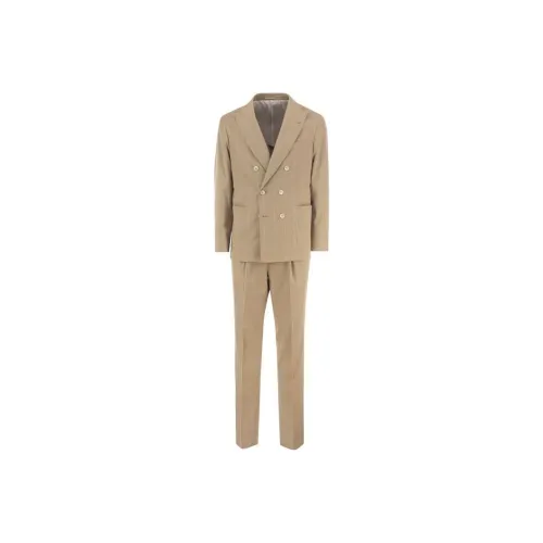 BRUNELLO CUCINELLI SS23 Бизнес-костюм мужской желтый
