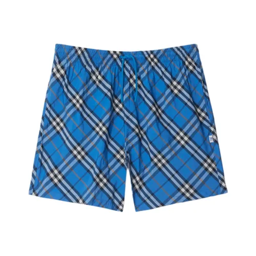 Burberry SS25 Пляжные шорты Мужские Синие