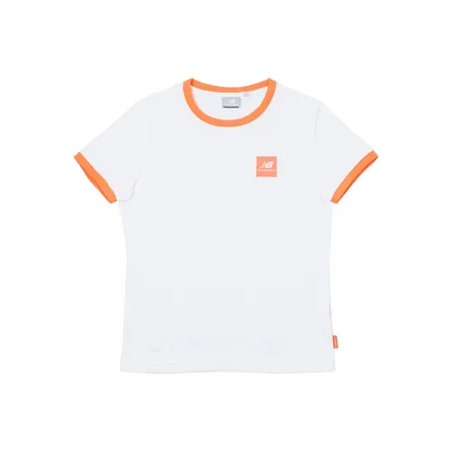 New Balance совместная футболка T Рубашка Женская Белая