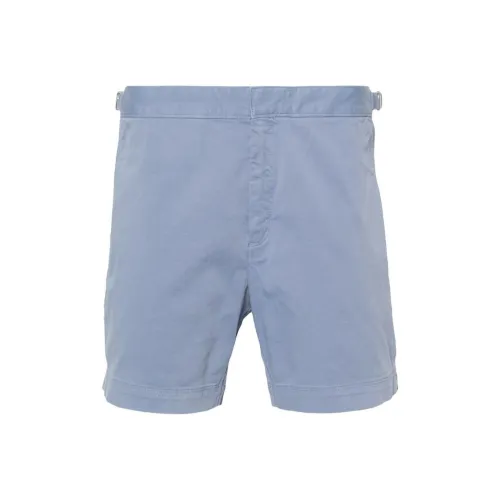 Orlebar Brown SS24 Повседневные шорты Мужские Цвет вискоза Синий