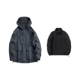 Чёрный + Polar Fleece (полярный флис) подкладка